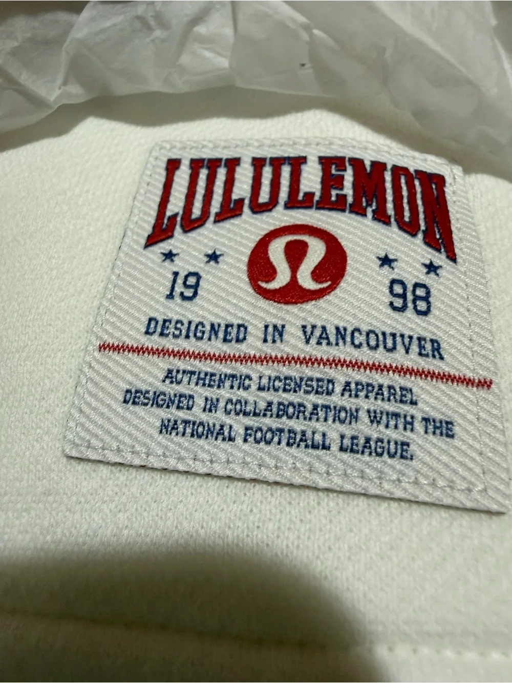 Lululemon x NFL Indianapolis Colts Scuba Oversized Half Zip Hoodie M/L NWT